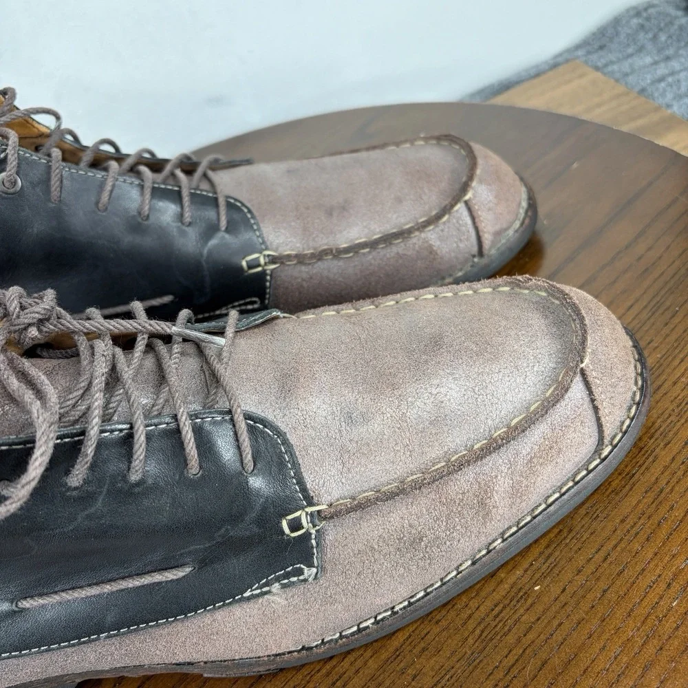 Timberland Boots Men's 12M Brown Leather Chukka Earthkeepers City Moc Toe 73173